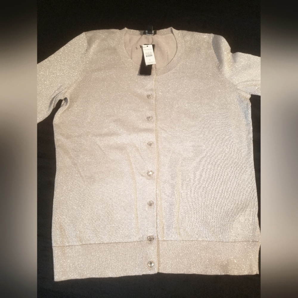 Talbots Gold Cardigan